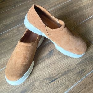 Tan Slip On Shoes